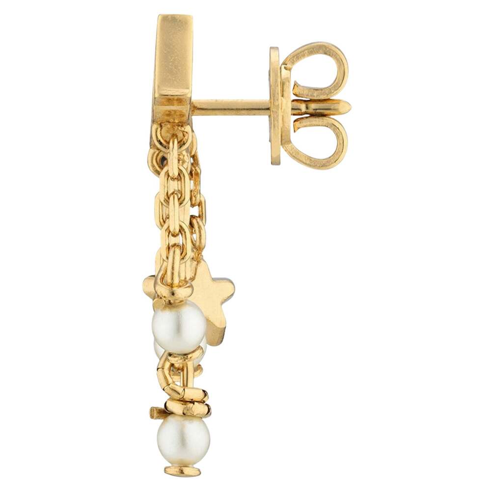 Gucci - Script Logo Stud Single Earring - Picture 4 of 5